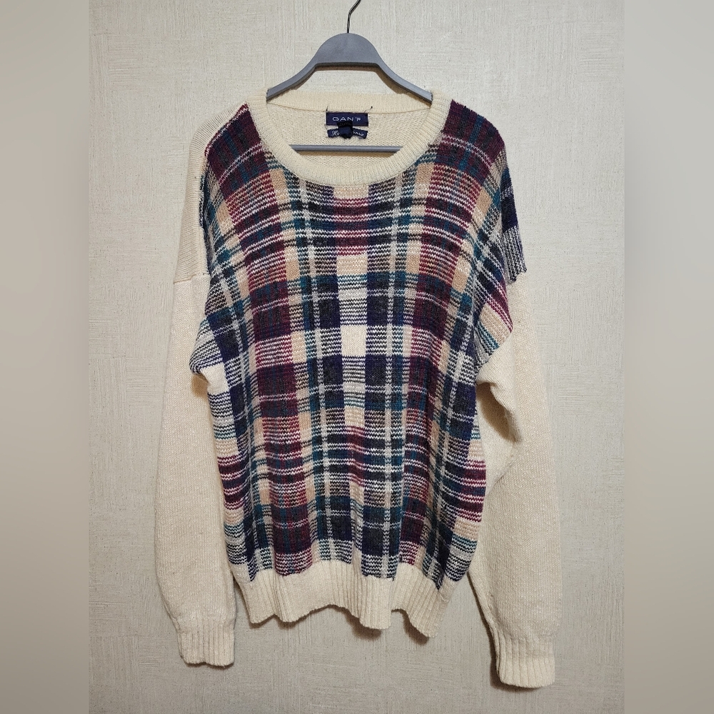 Mens Vintage Gant Wool sweater size XL